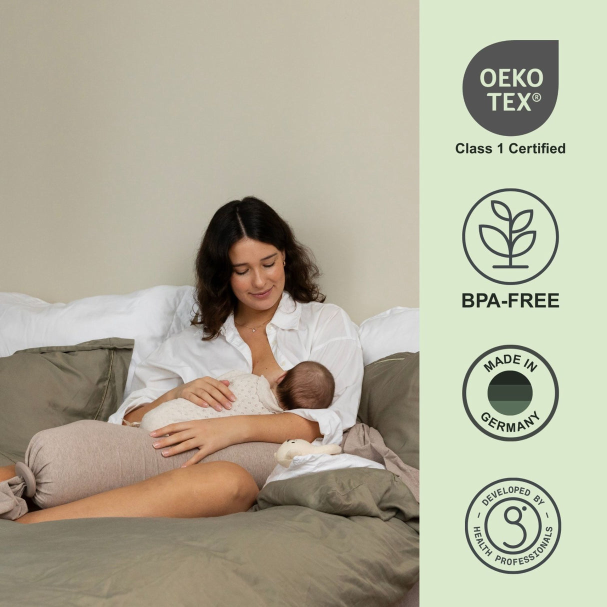 bbhugme Seashell Beige Nursing Pillow