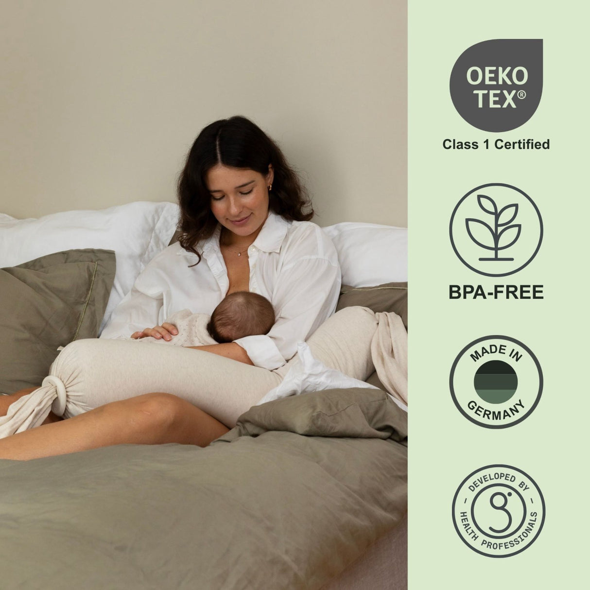 bbhugme Soft White Nursing Pillow