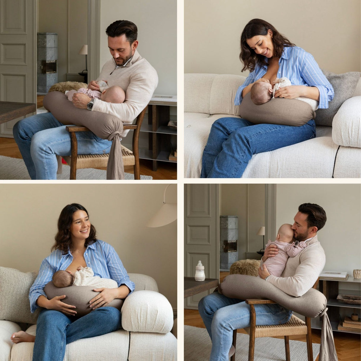 bbhugme Hazel Brown Nursing Pillow