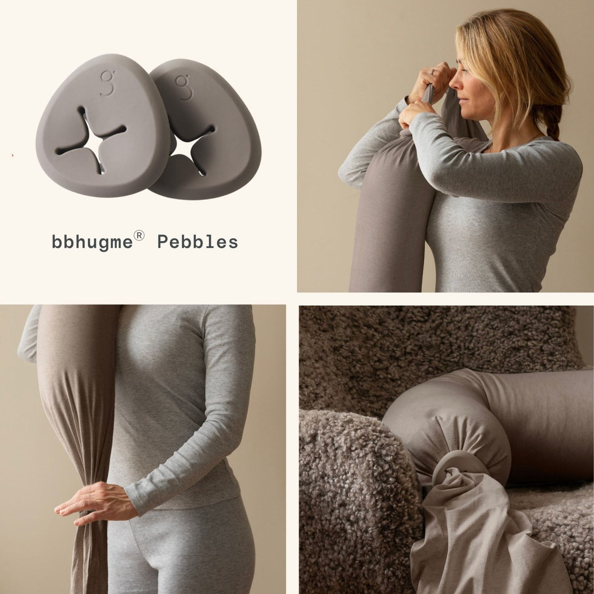 bbhugme Hazel Brown Nursing Pillow