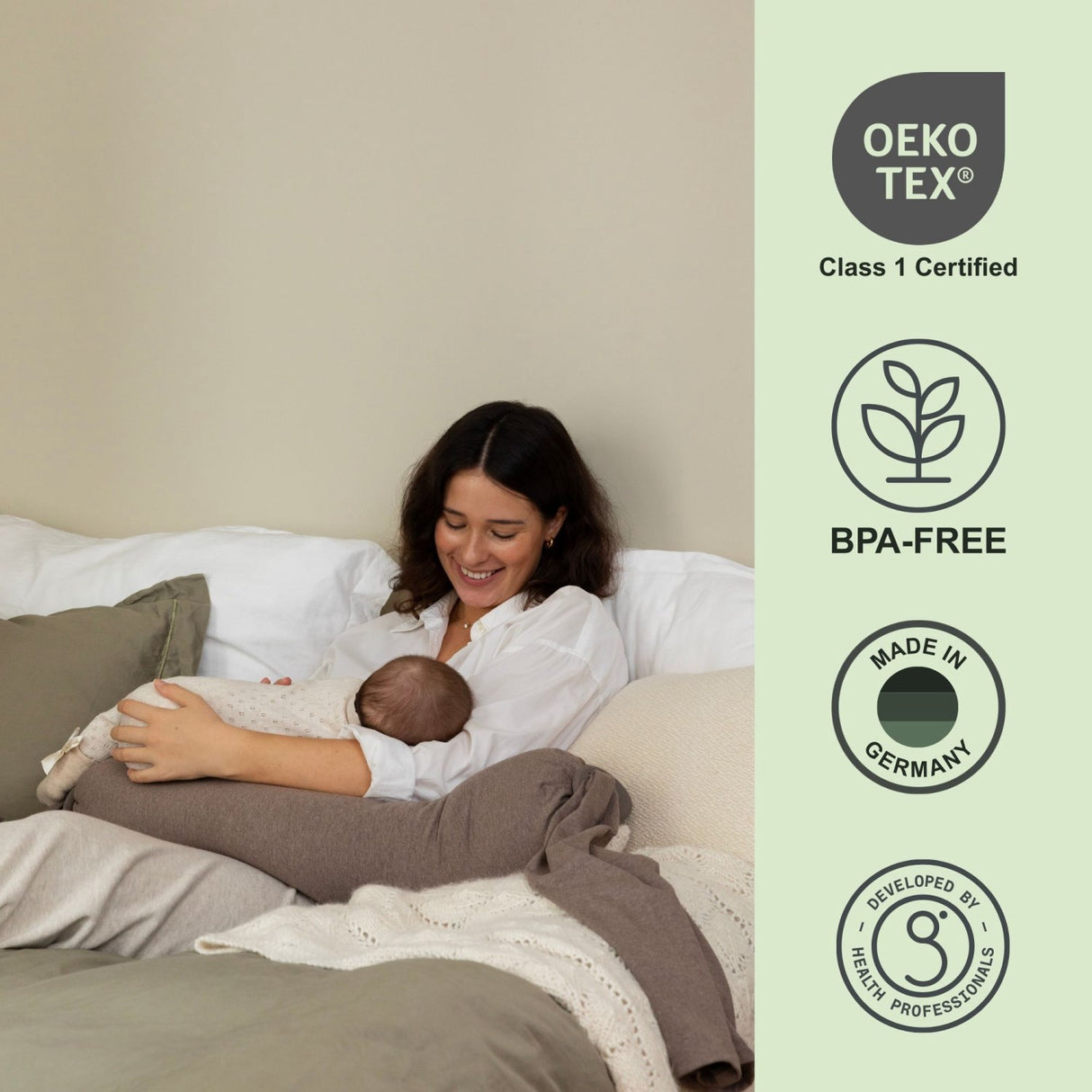 bbhugme Hazel Brown Nursing Pillow