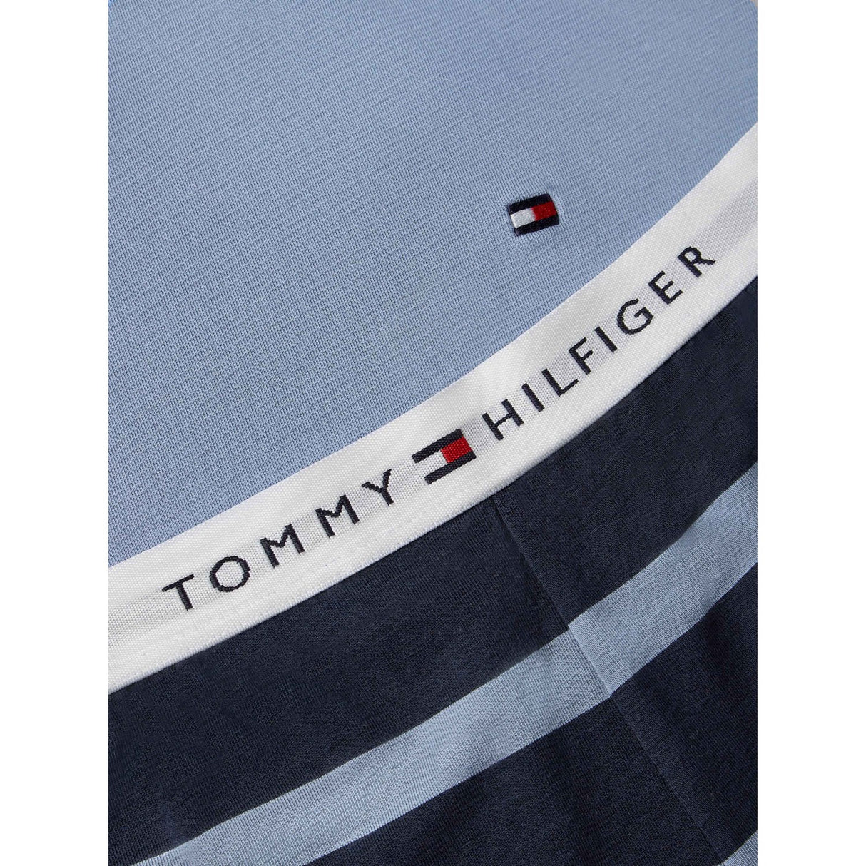 Tommy Hilfiger Rugby Stripe / Brisk Blue Ss Pj Set