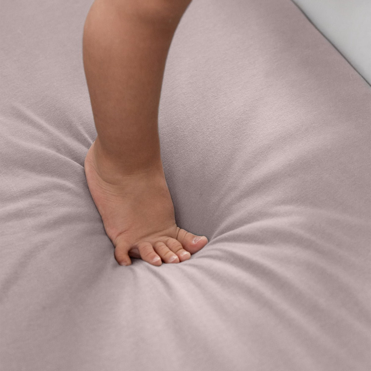 Sebra Birchbark Rose Jersey Sheet Baby