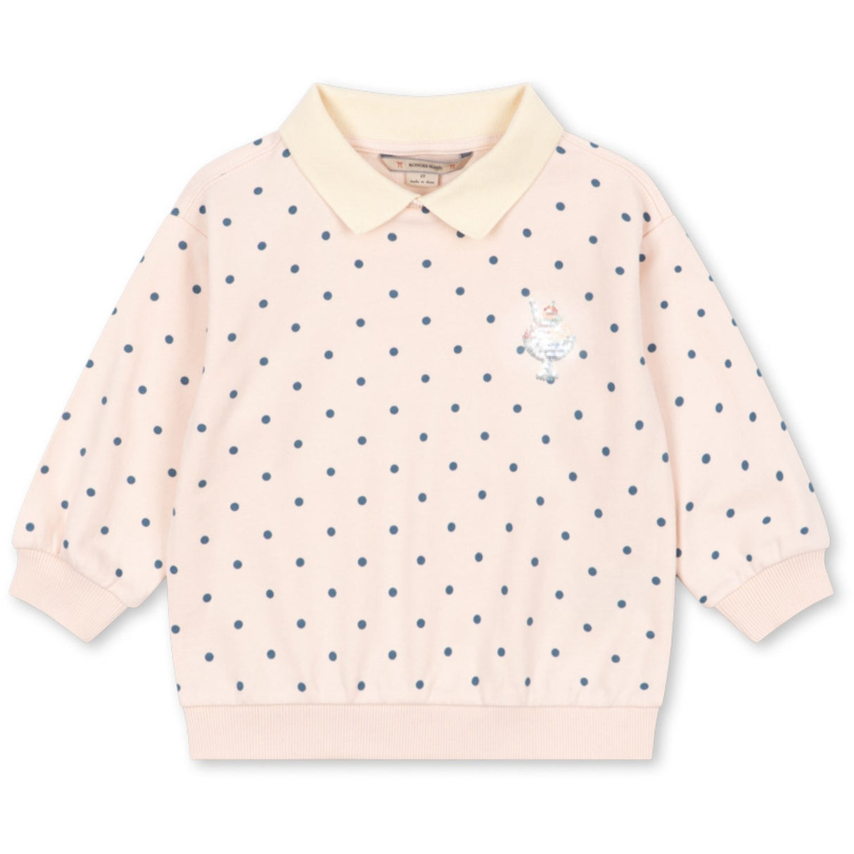 Konges Sløjd Rosewater Dot Spotty Ls Polo Gots