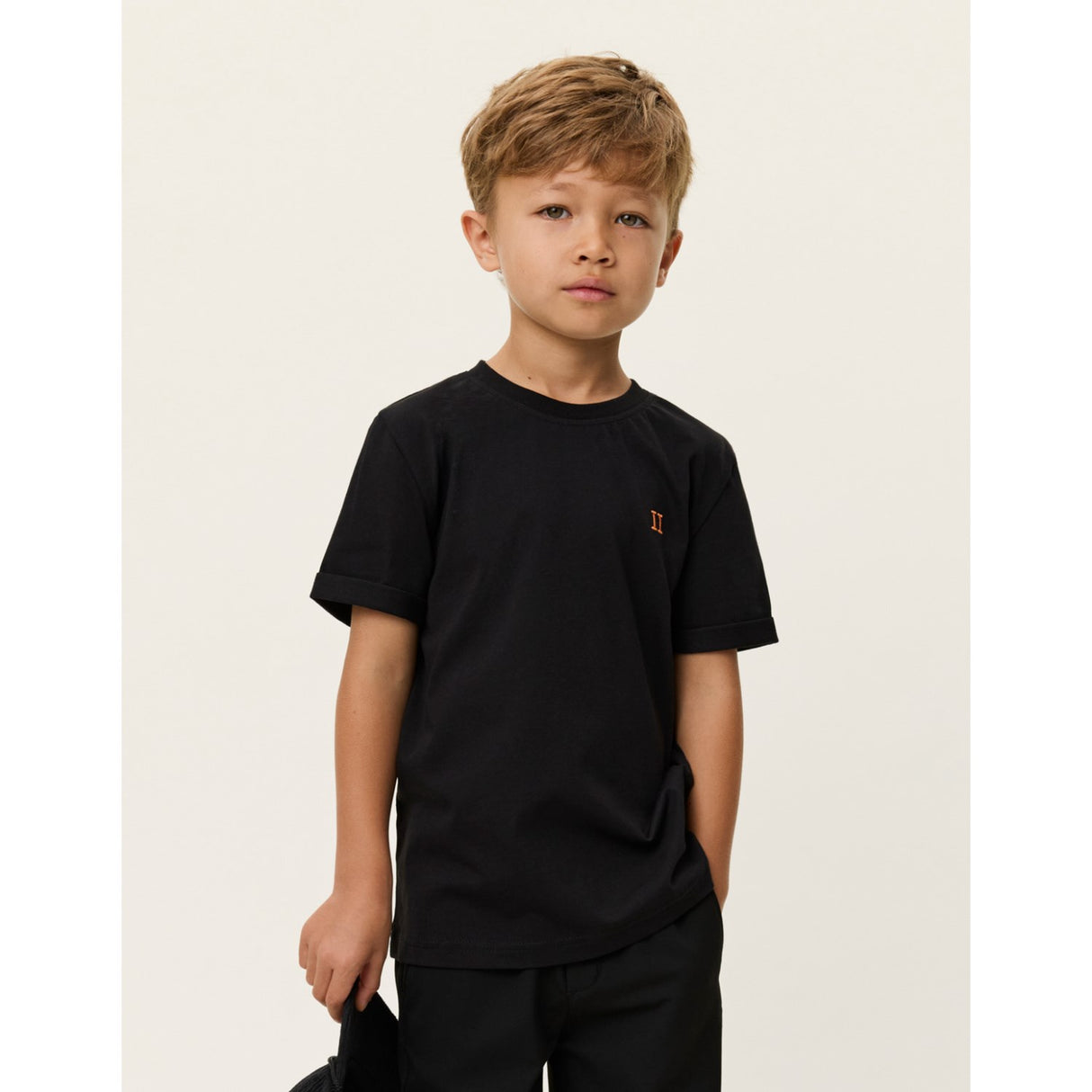 Les Deux Kids Black Norregaard T-Shirt