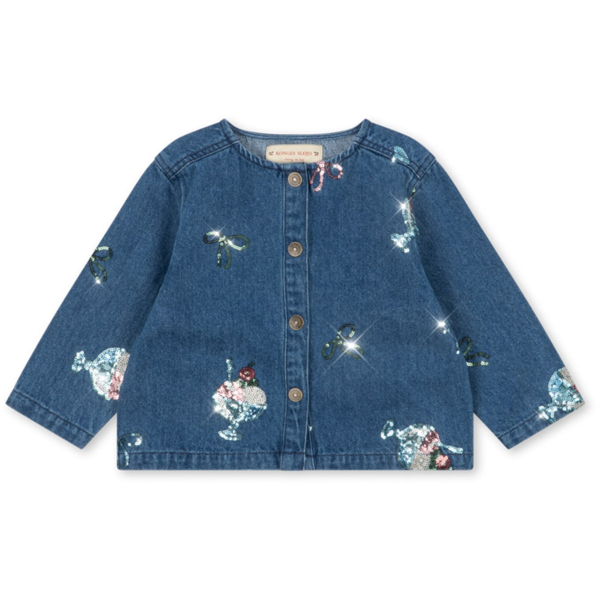 Konges Sløjd Gelato Magot Sequin Denim Jacket Gots