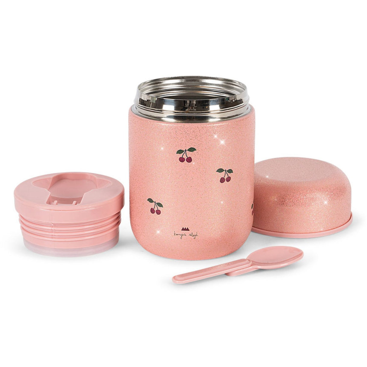 Konges Sløjd Cherry Glitter Glitter Thermo Food Jar