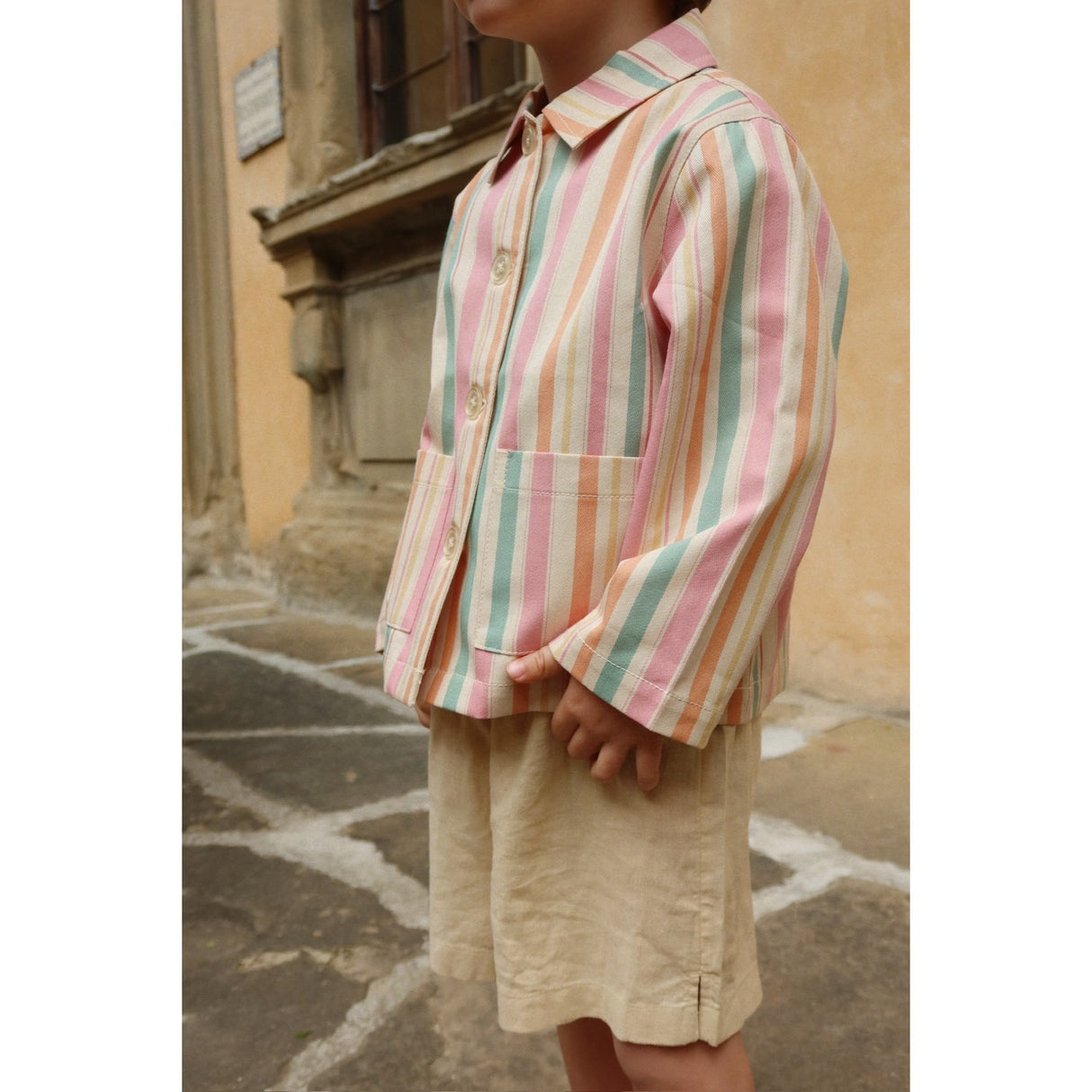 Konges Sløjd Miami Stripe Frankie Shirt Jacket Gots