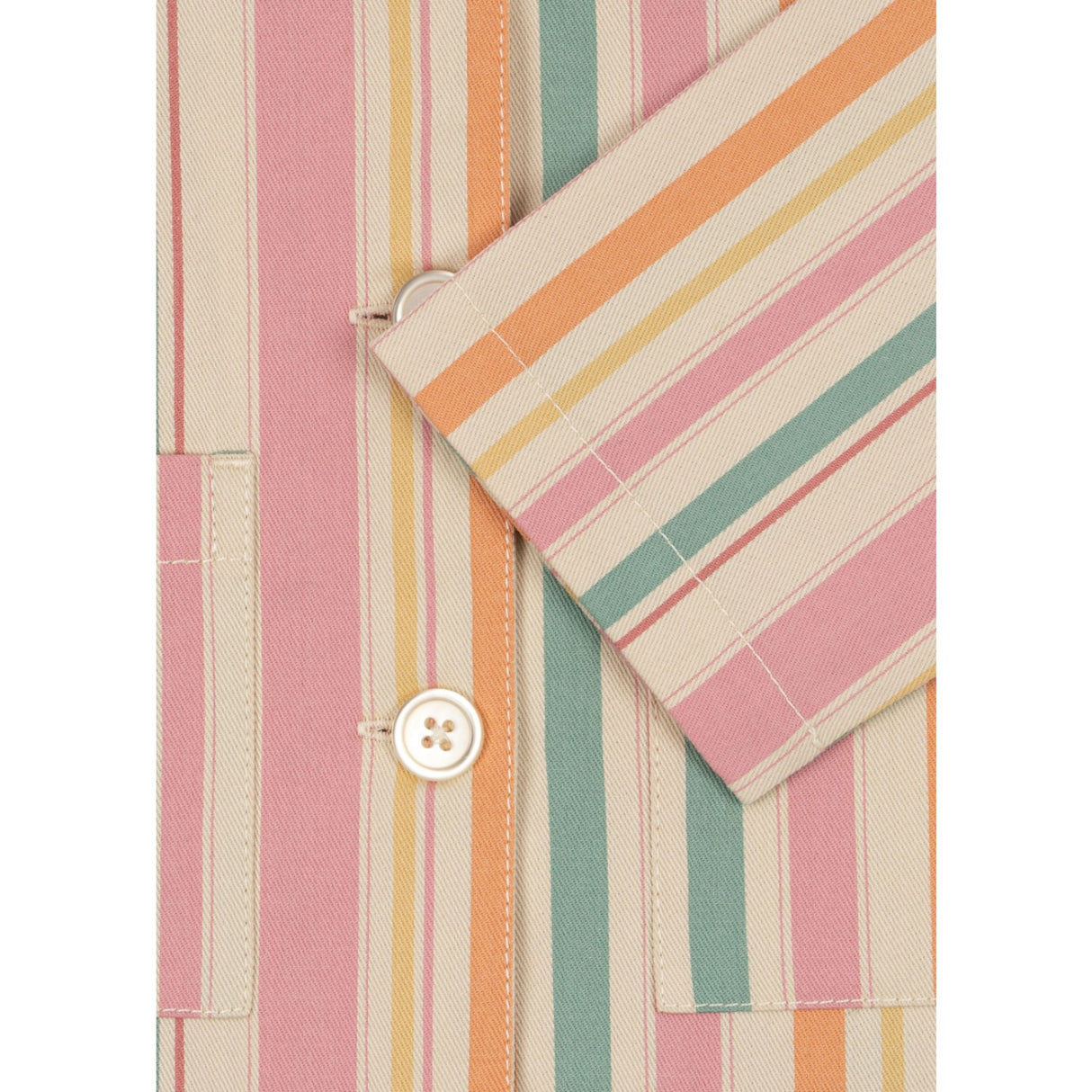 Konges Sløjd Miami Stripe Frankie Shirt Jacket Gots