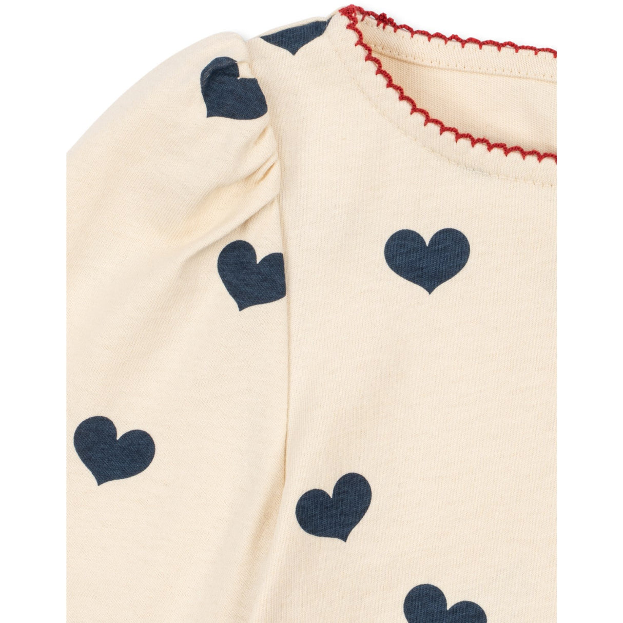 Konges Sløjd Cuore Tricolore Drey Slit Blouse Gots