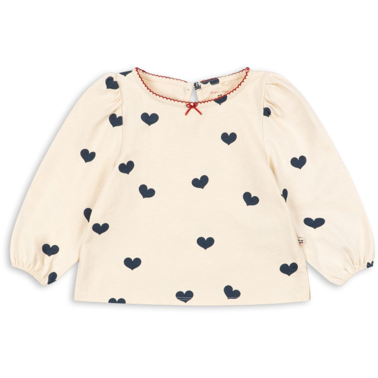 Konges Sløjd Cuore Tricolore Drey Slit Blouse Gots