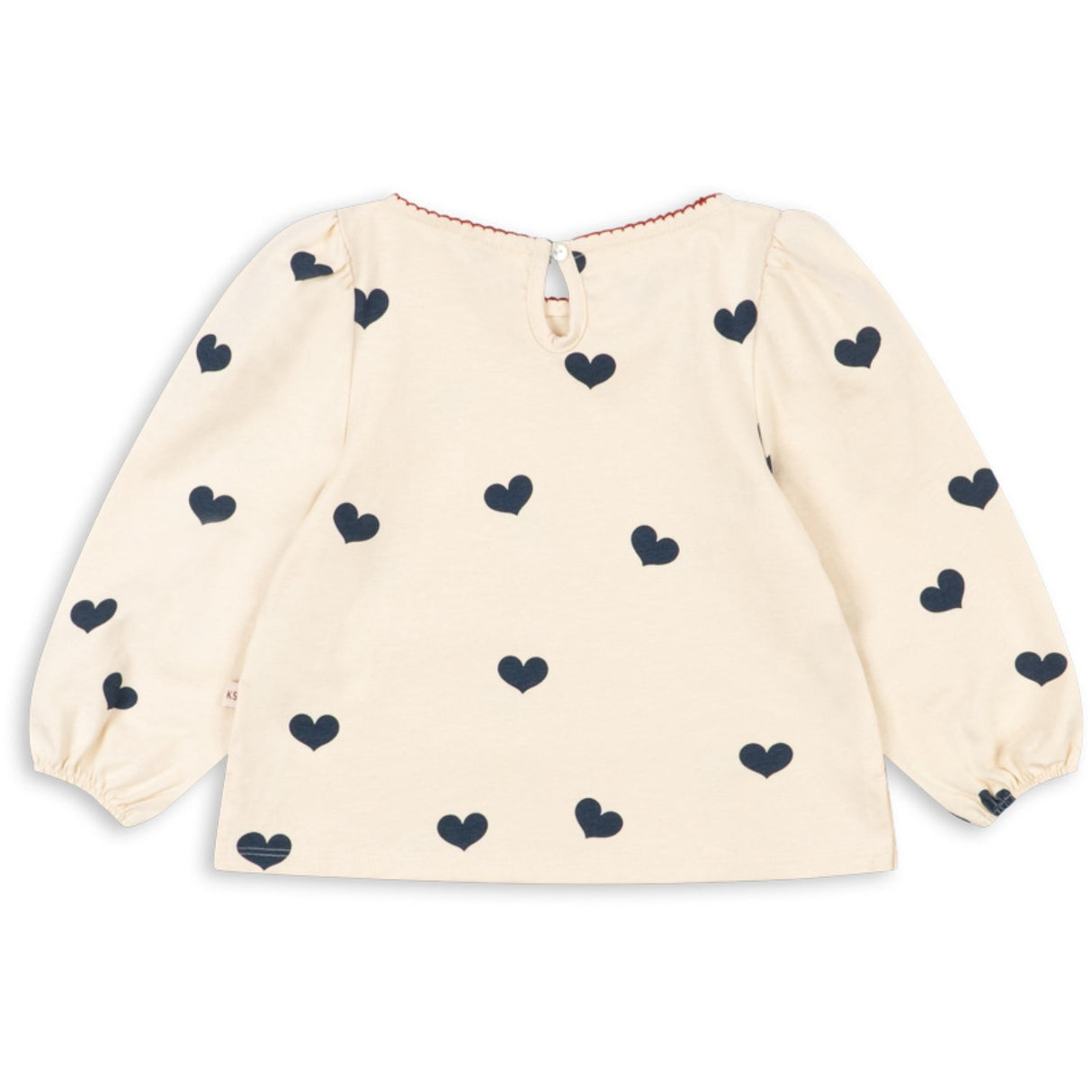 Konges Sløjd Cuore Tricolore Drey Slit Blouse Gots