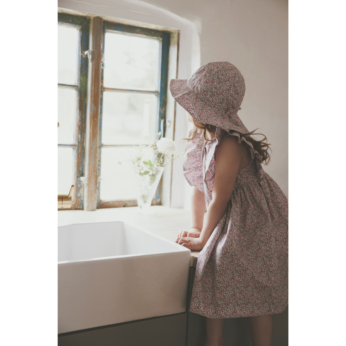 Huttelihut Plumeria Dress Ss In Liberty Fabric
