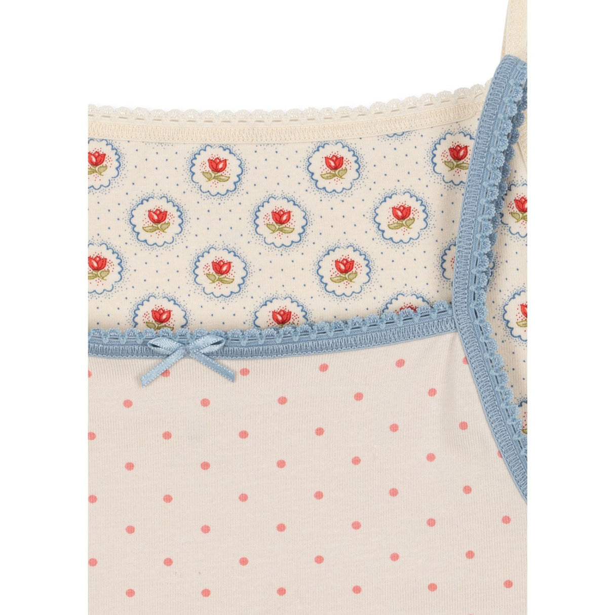 Konges Sløjd Pirouette Dot/Mirage Basic 2 Pack Strap Tops Gots