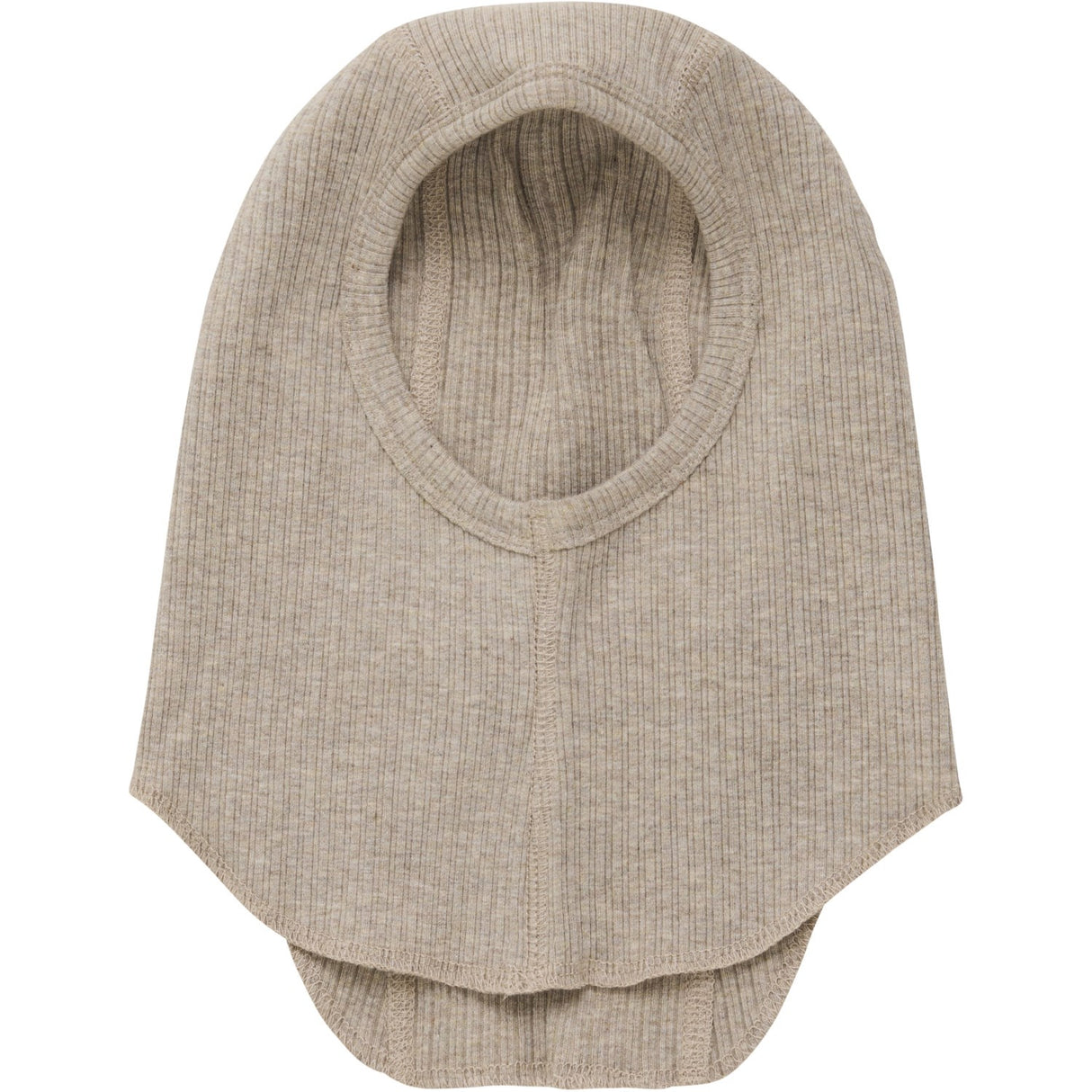 Huttelihut White Pepper Melange Balaclava Rib