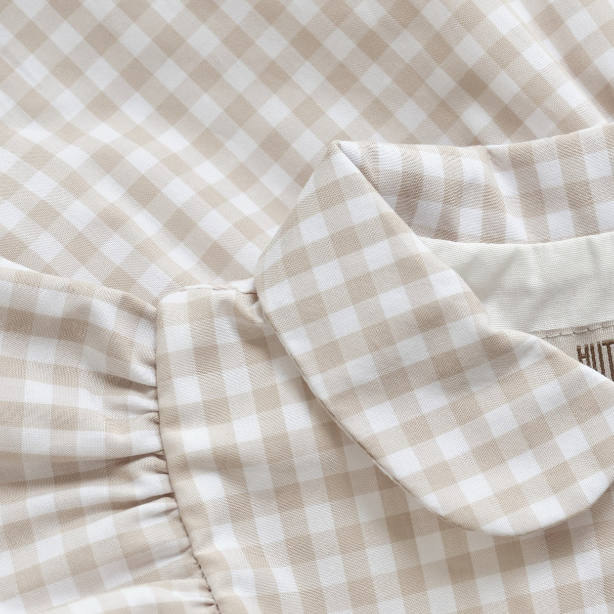 Huttelihut White Pepper Dress Ss Woven Check
