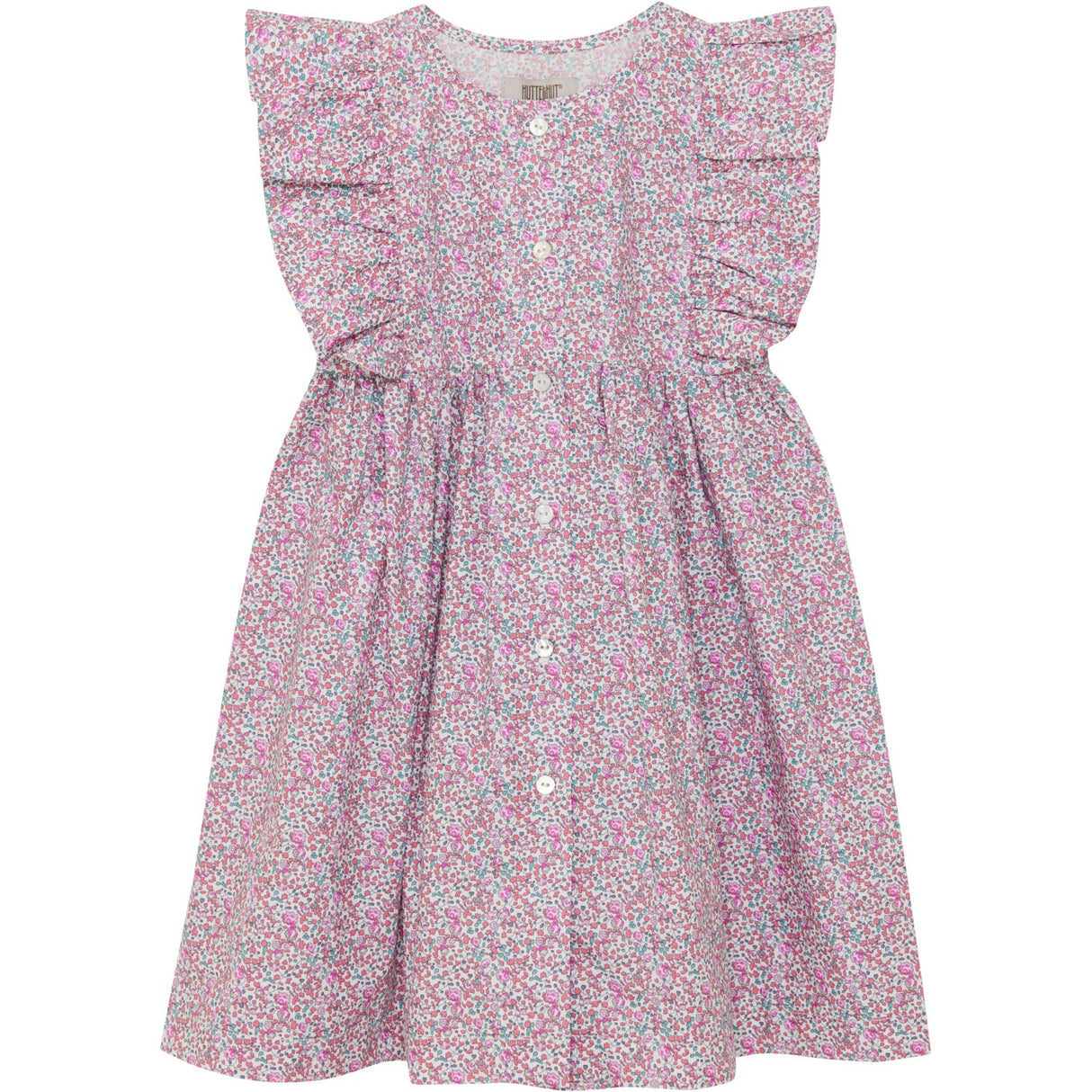 Huttelihut Plumeria Dress Ss In Liberty Fabric