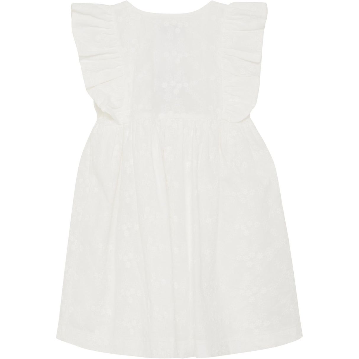 Huttelihut Antique White Dress Ss Embroidery