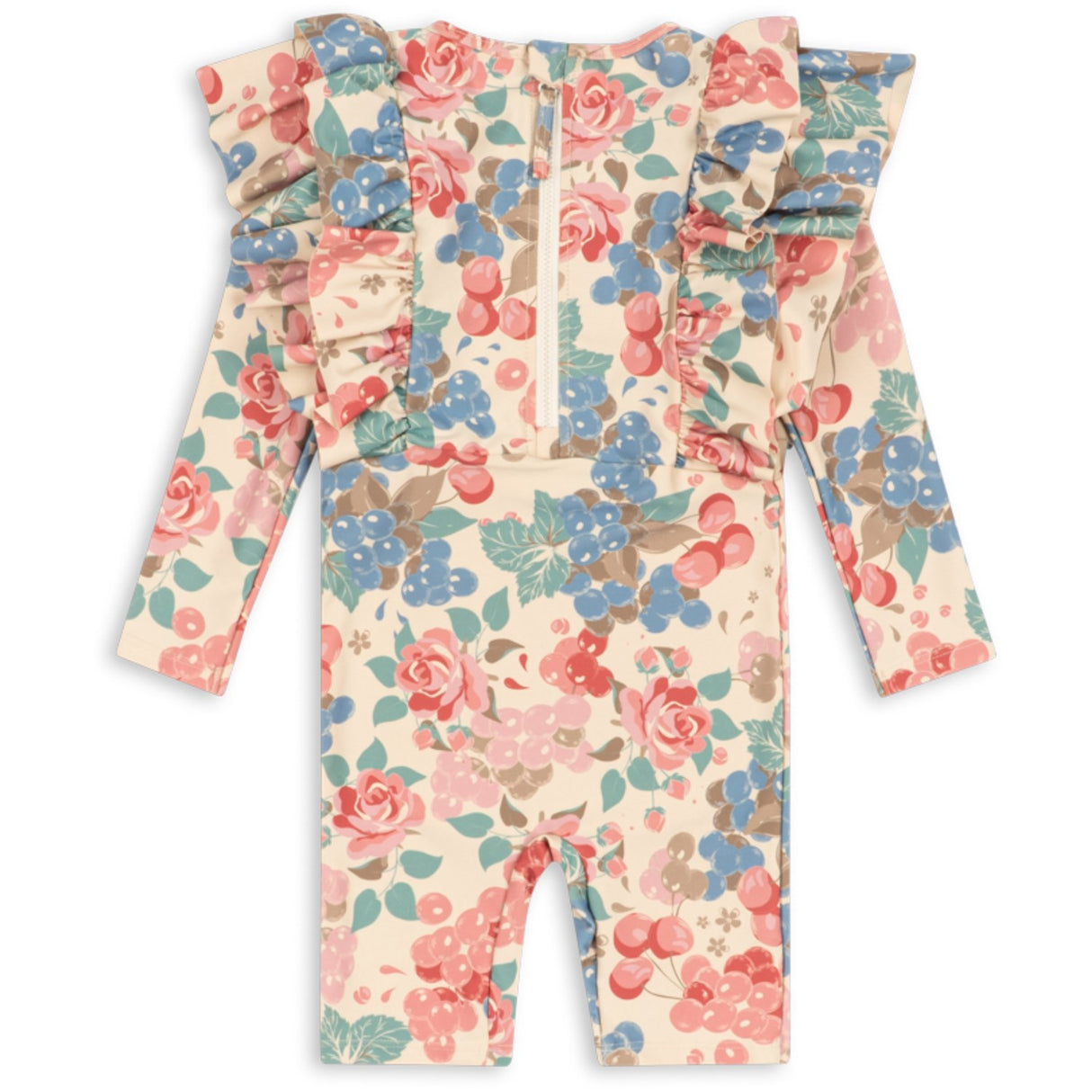 Konges Sløjd Bloomiegrape Manuca Frill Onesie Grs