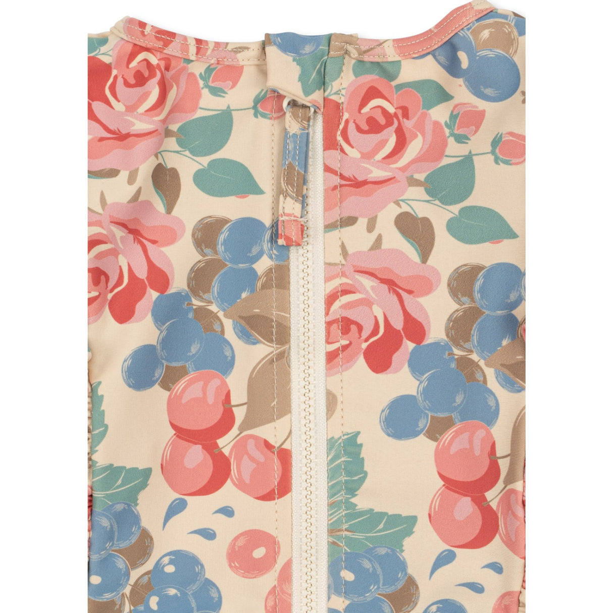 Konges Sløjd Bloomiegrape Manuca Frill Onesie Grs