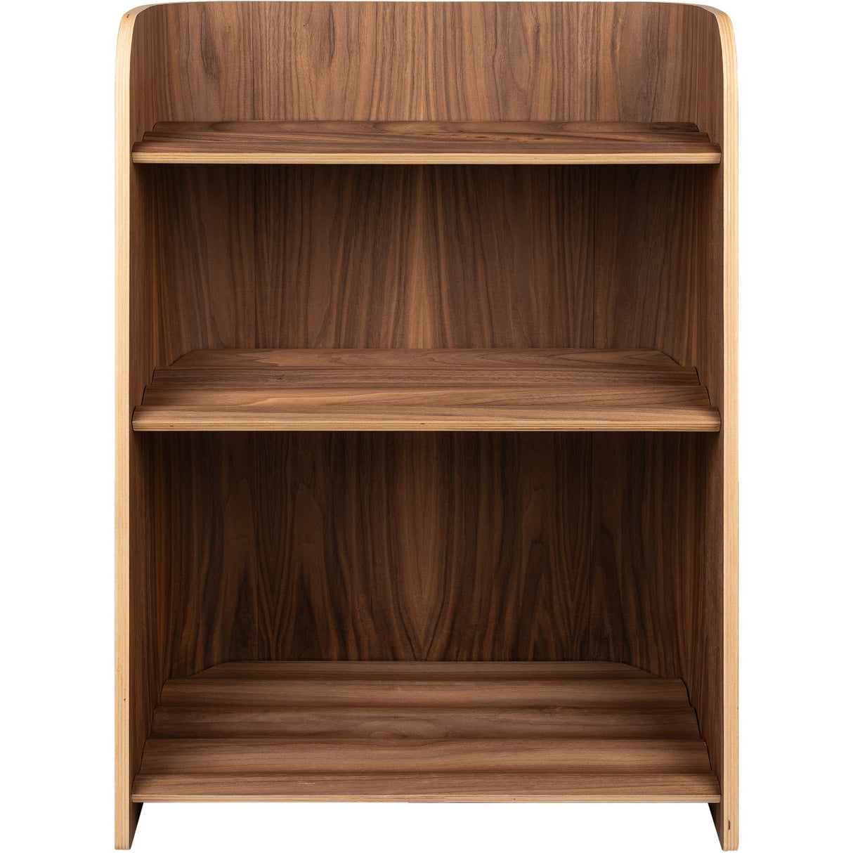 Curve Lab Walnut Curvy Bookcase