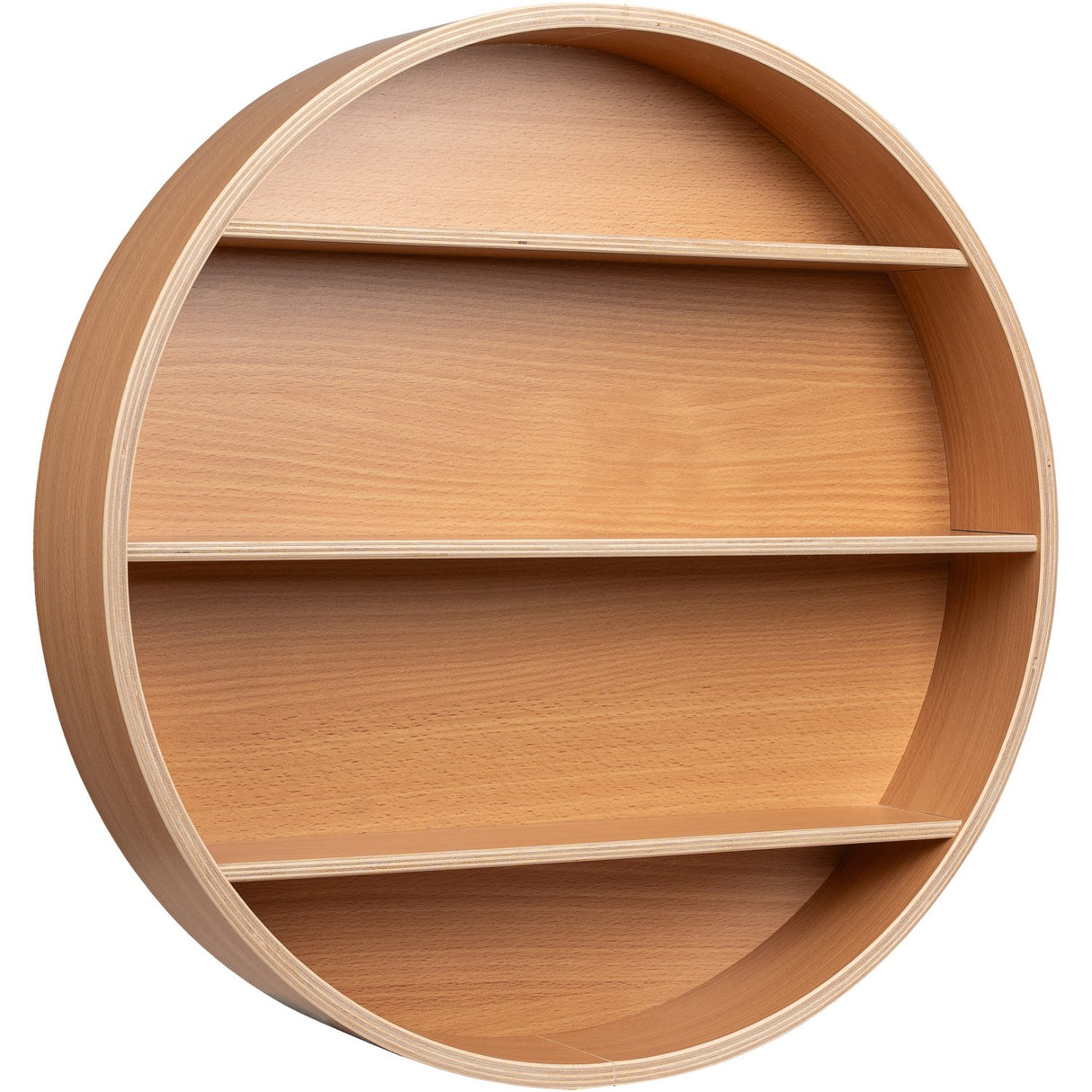 Curve Lab Beech Round Shelf