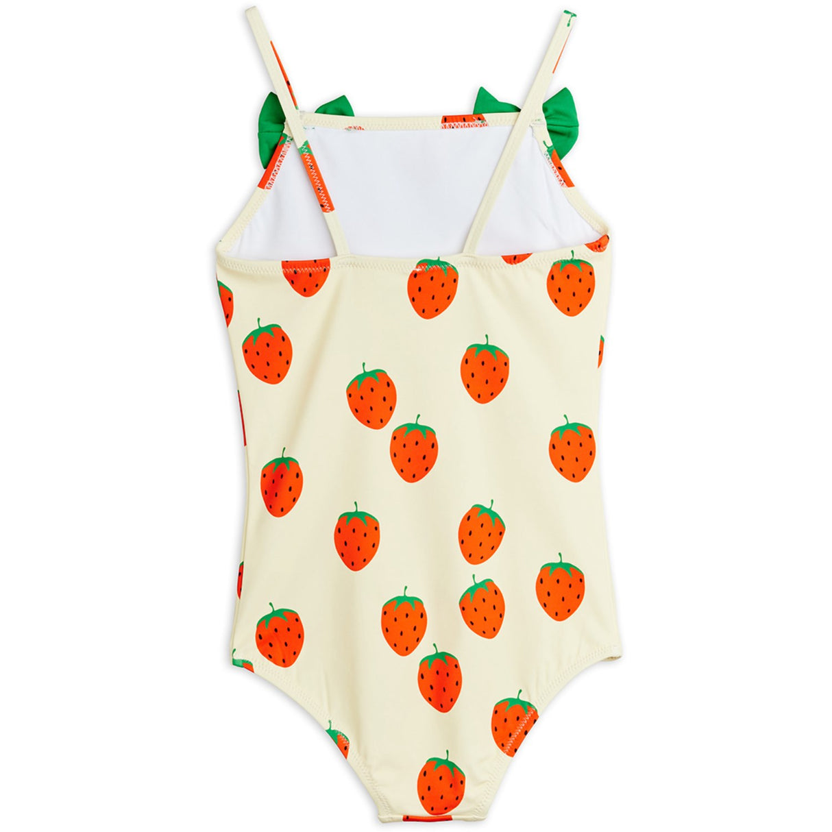 Mini Rodini Off-white Strawberries AOP Bathing Suit