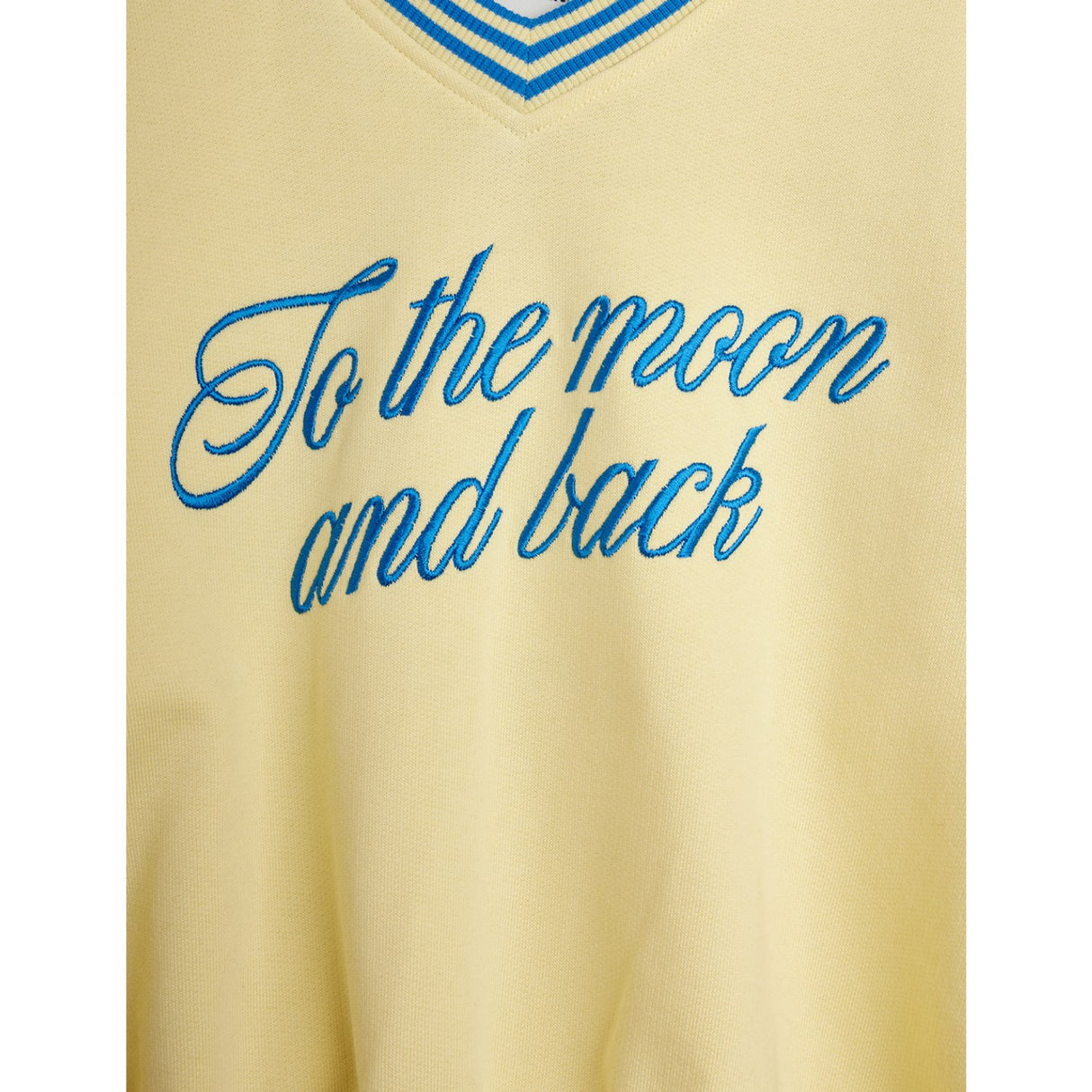 Mini Rodini Yellow To The Moon Emb Sweatshirt