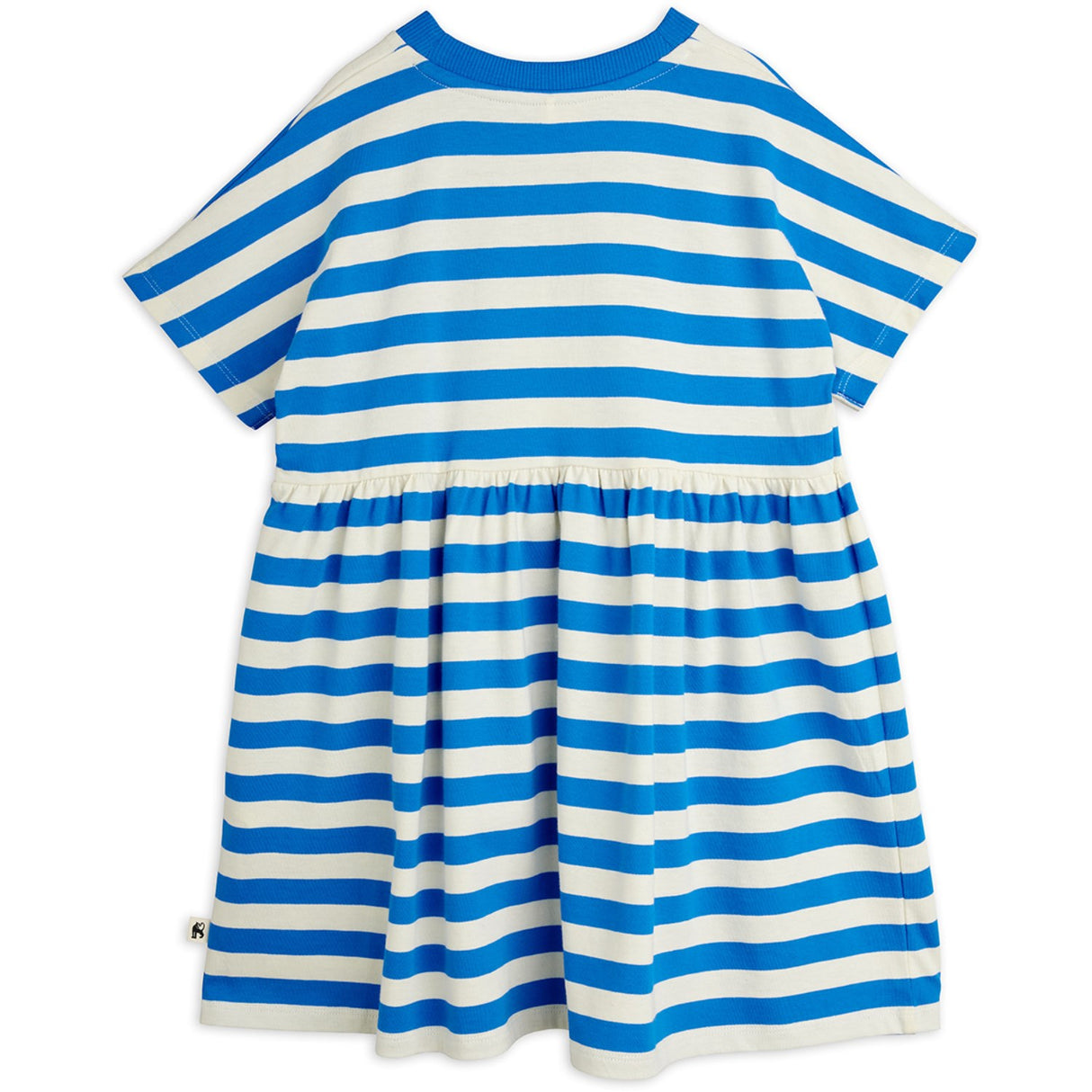 Mini Rodini Blue Earth Yd Stripe Ss Dress