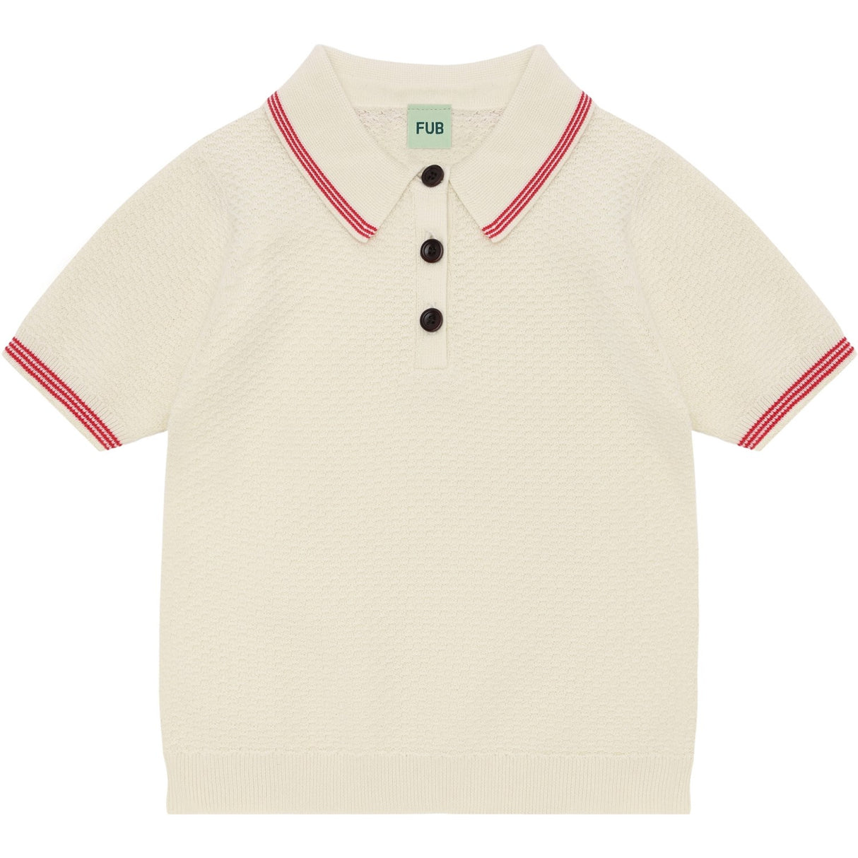 FUB Ecru Pique Polo