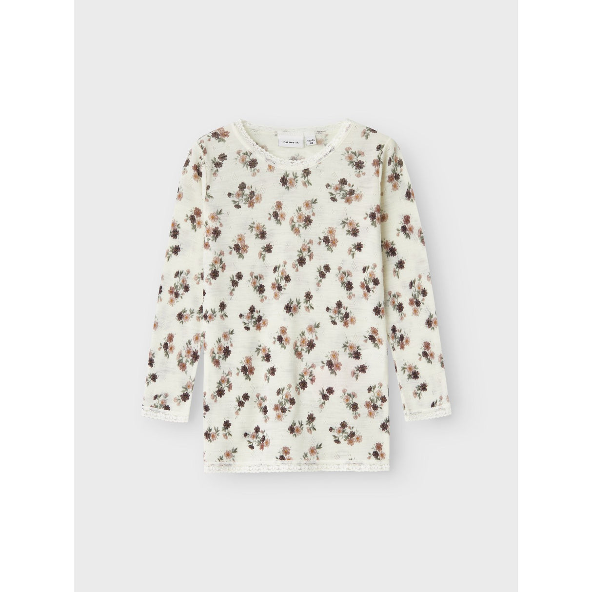 Name It Snow White Wang Wool Needle Blouse Noos