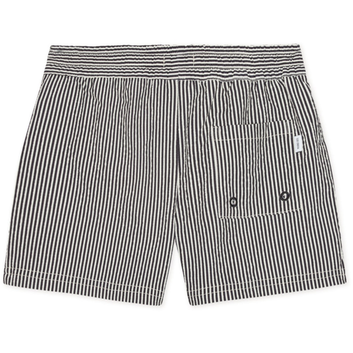 Les Deux Kids Black Stan Stripe Swim Shorts