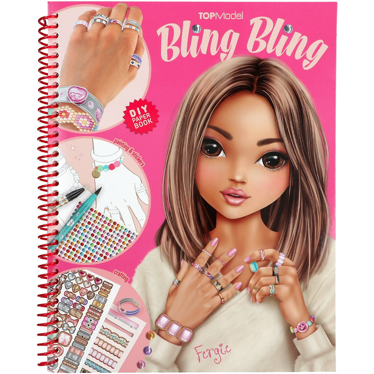 TOPModel Bling Bling Coloring Book