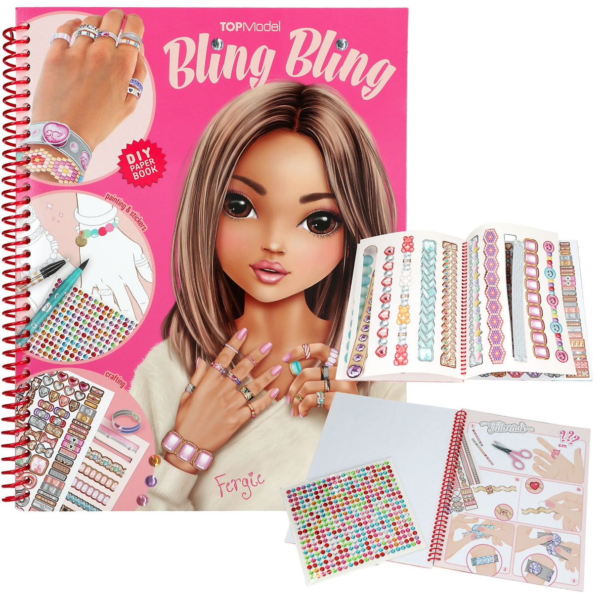 TOPModel Bling Bling Coloring Book