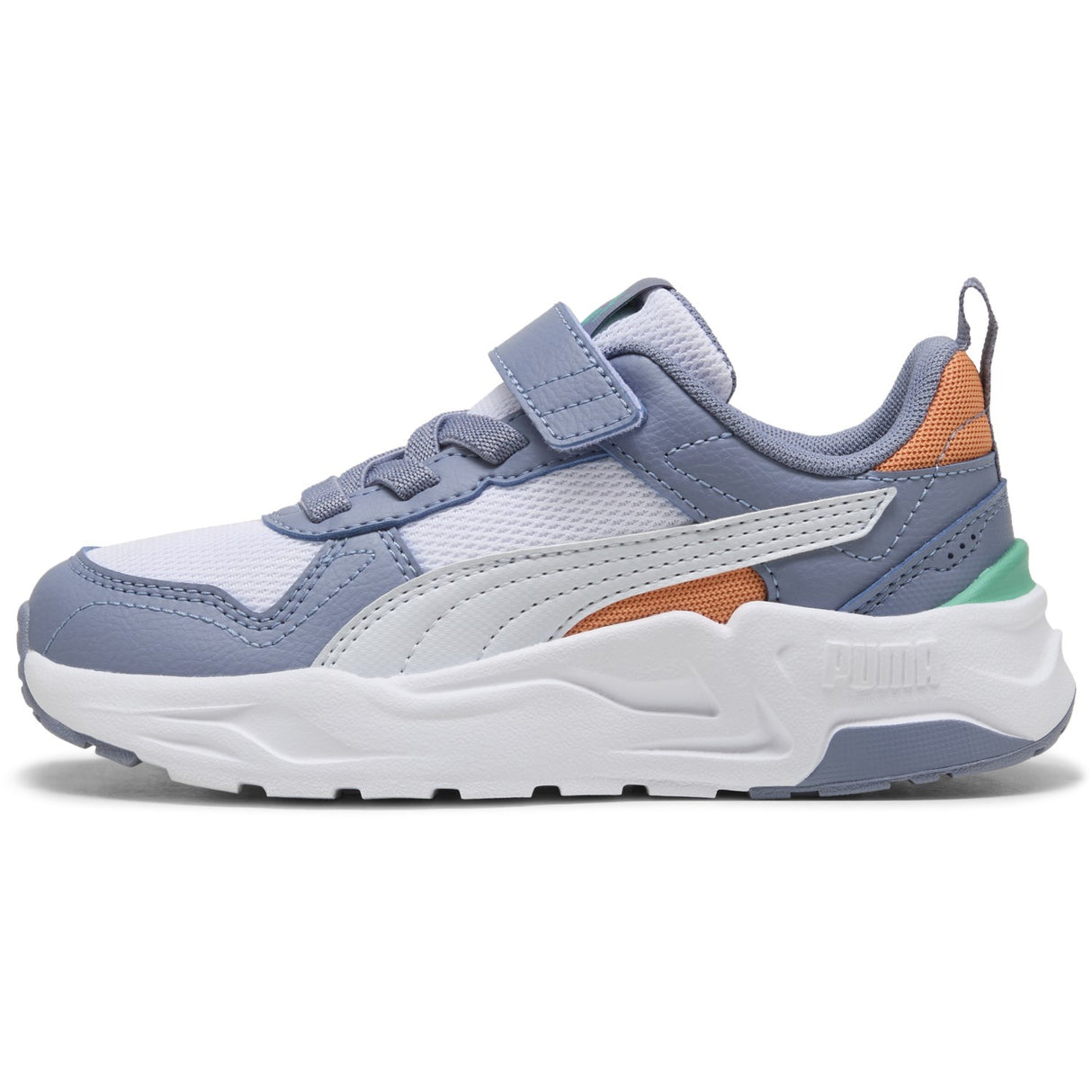 Puma White-Silver Mist-Gray Sky Trinity 2 LT AC+ PS