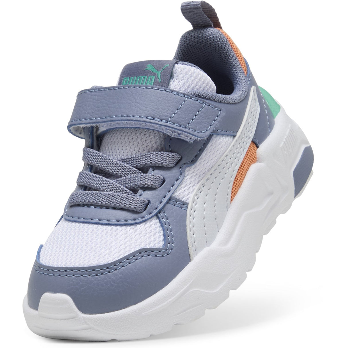 Puma White-Silver Mist-Gray Sky Trinity 2 LT AC+ Inf