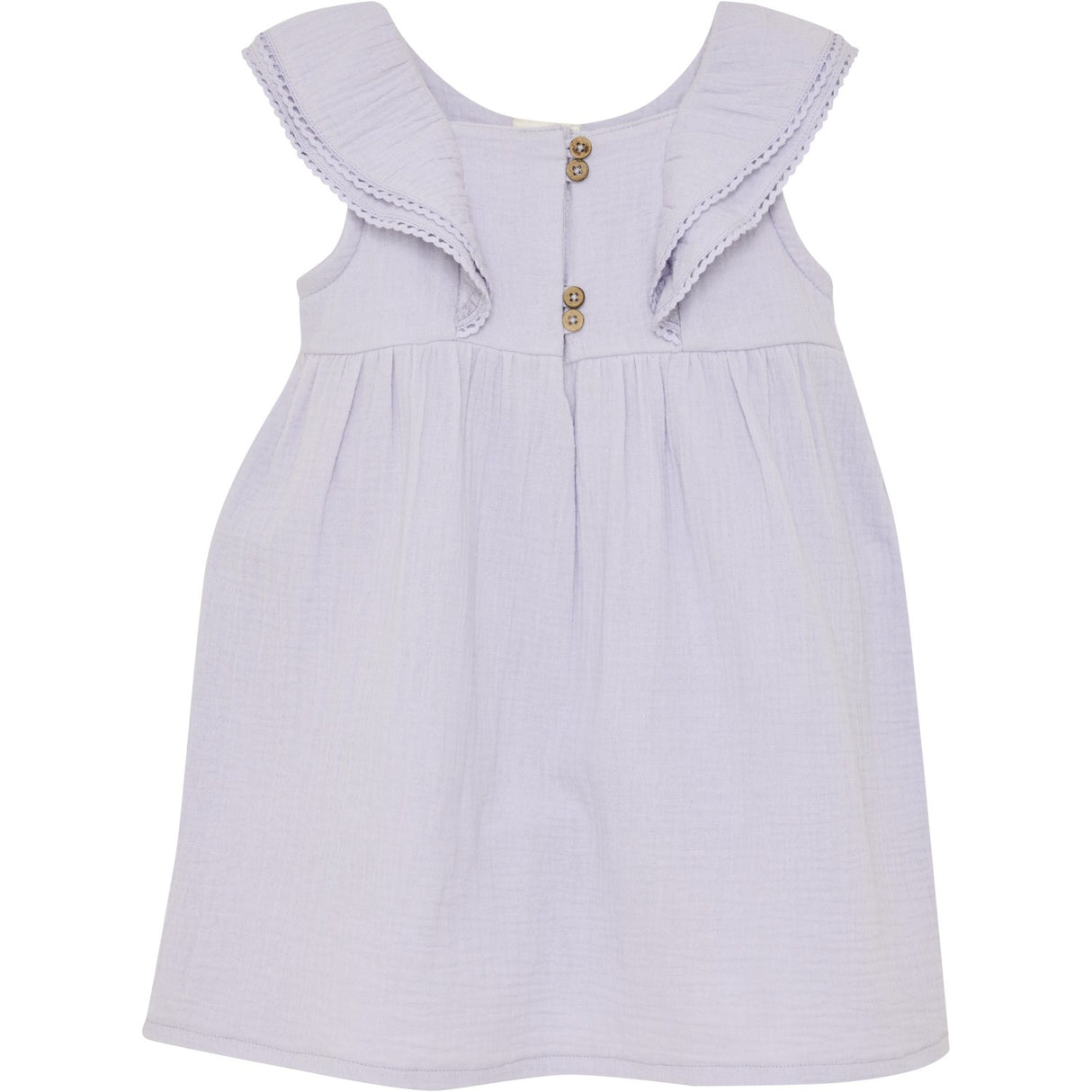 En Fant Purple Heather Dress Ss Muslin