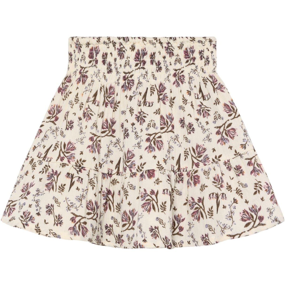 En Fant Eggnog Skirt Floral Woven