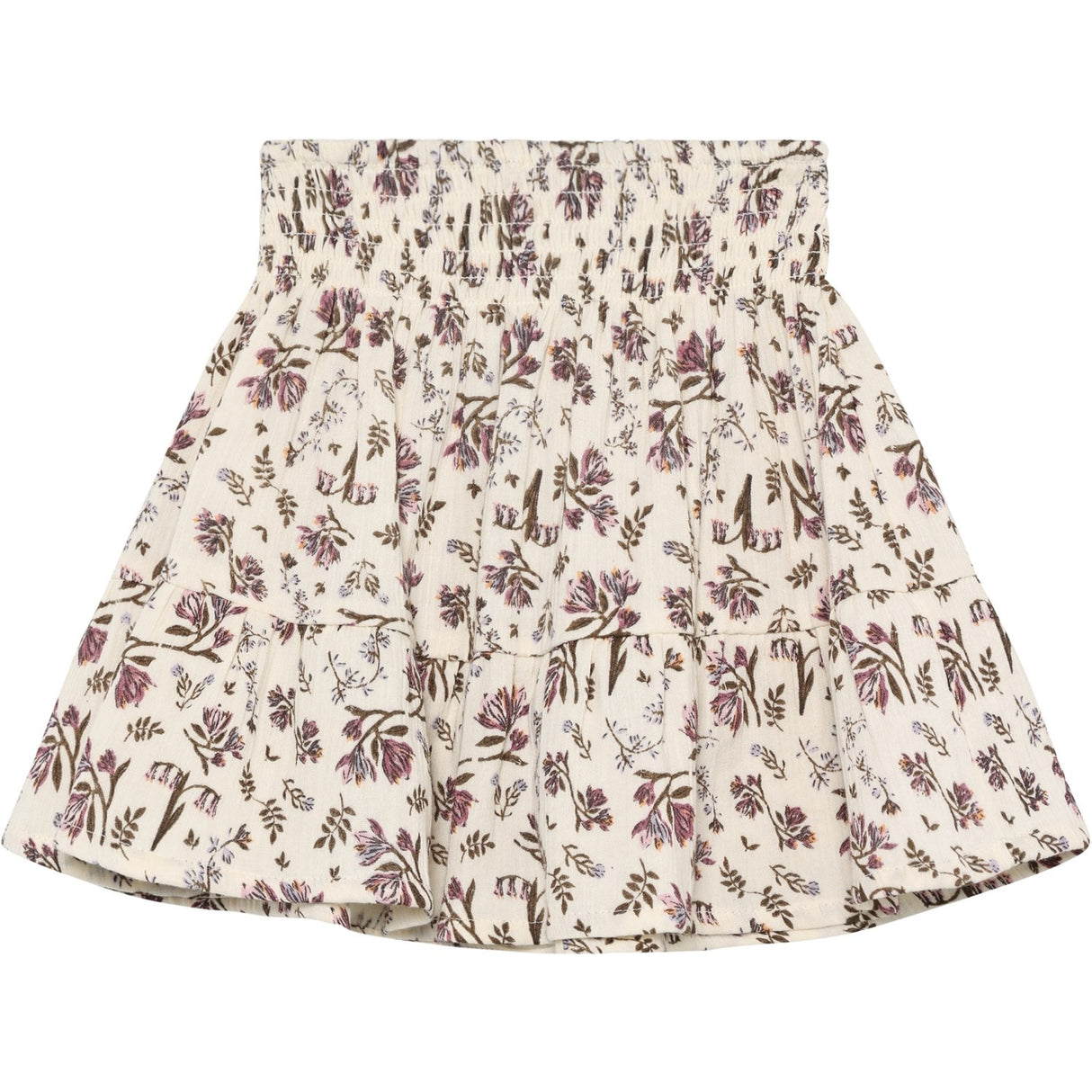 En Fant Eggnog Skirt Floral Woven