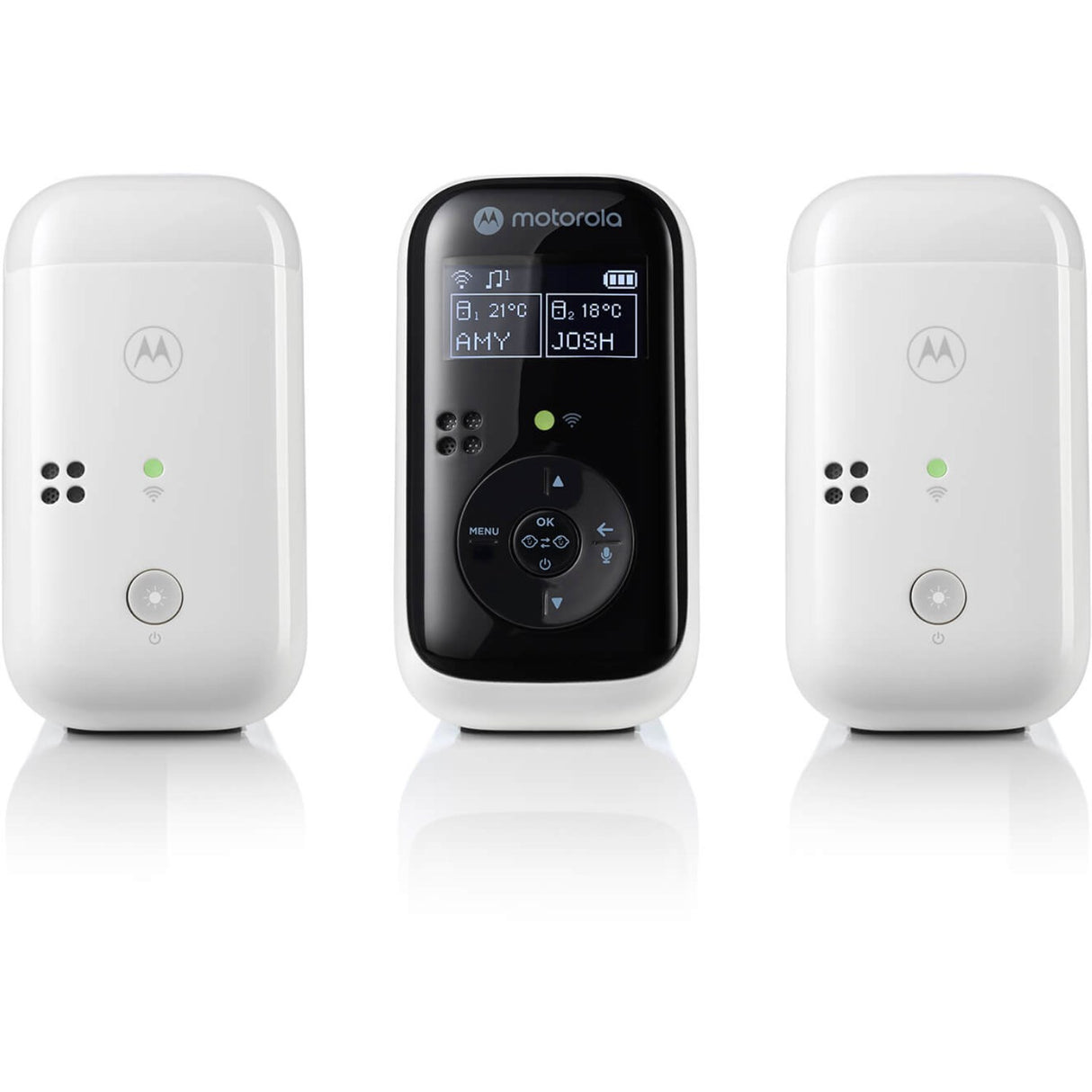 Motorola Hvid, Sort PIP15 Twin Babyalarm