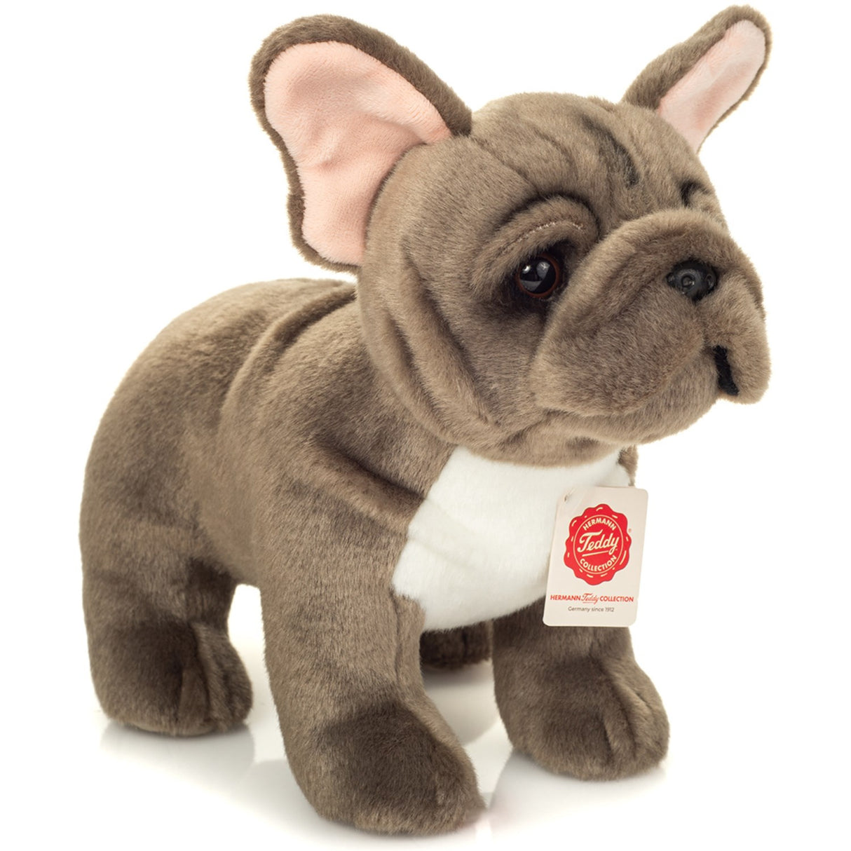 Teddy Hermann Upright French Bulldog Grey 30 cm