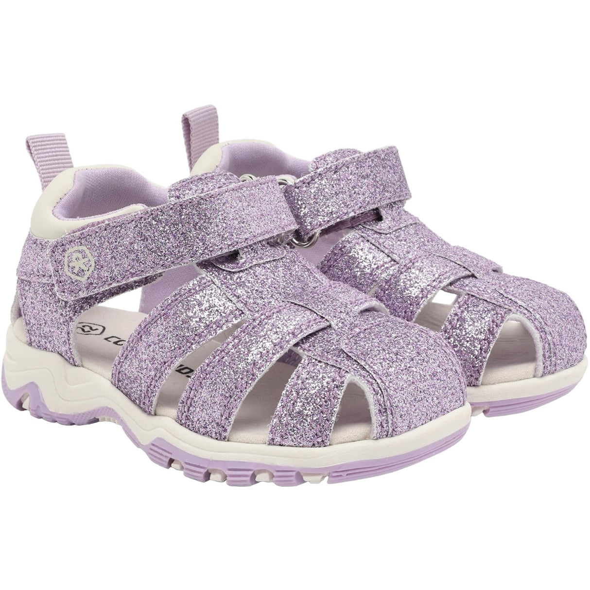 Color Kids Orchid Bloom Baby Sandals W. Velcro Strap