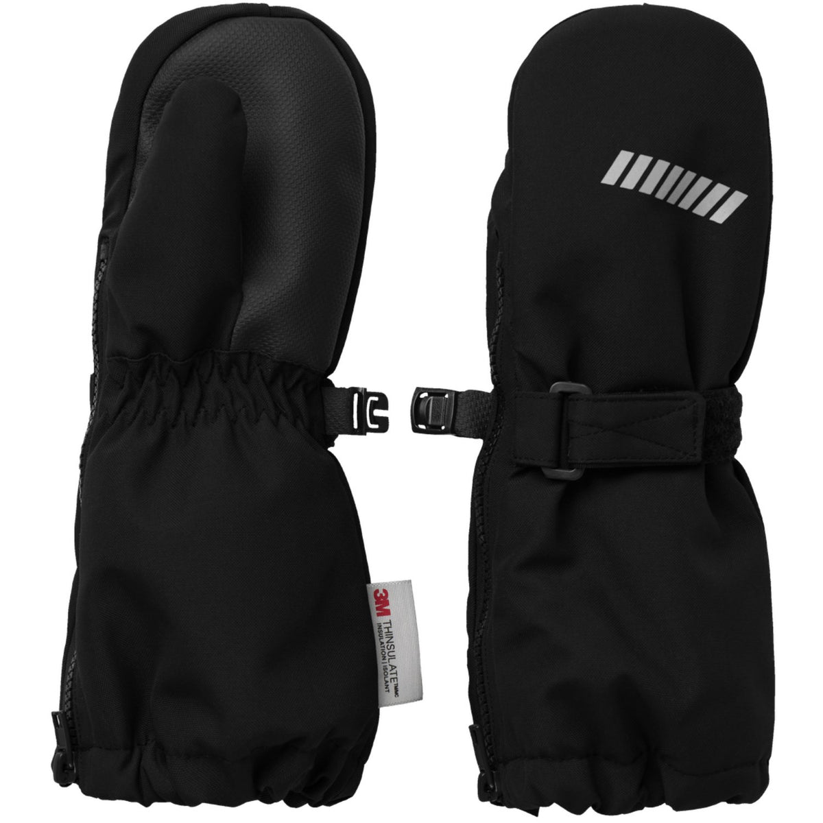 Name It Black Nmnsnow10 Mitten Fo Noos