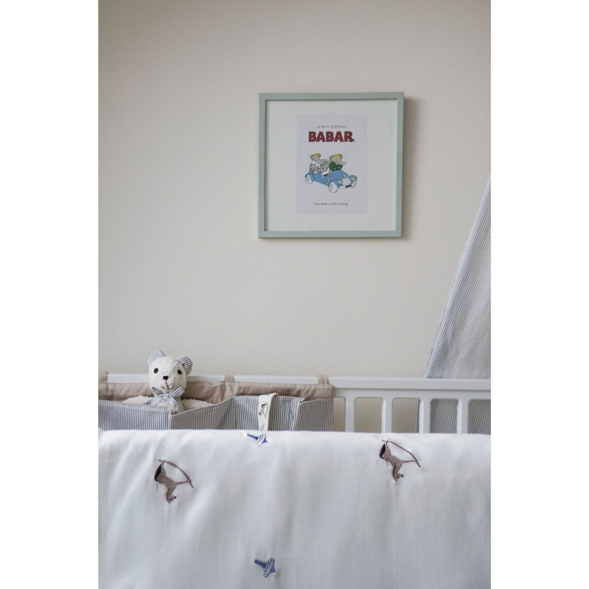 Cam Cam Copenhagen Vintage Toys Embroidered Baby Bedding Set
