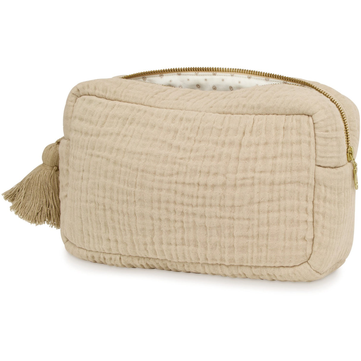 Cam Cam Copenhagen Latte Rowan Muslin Toiletry Bag