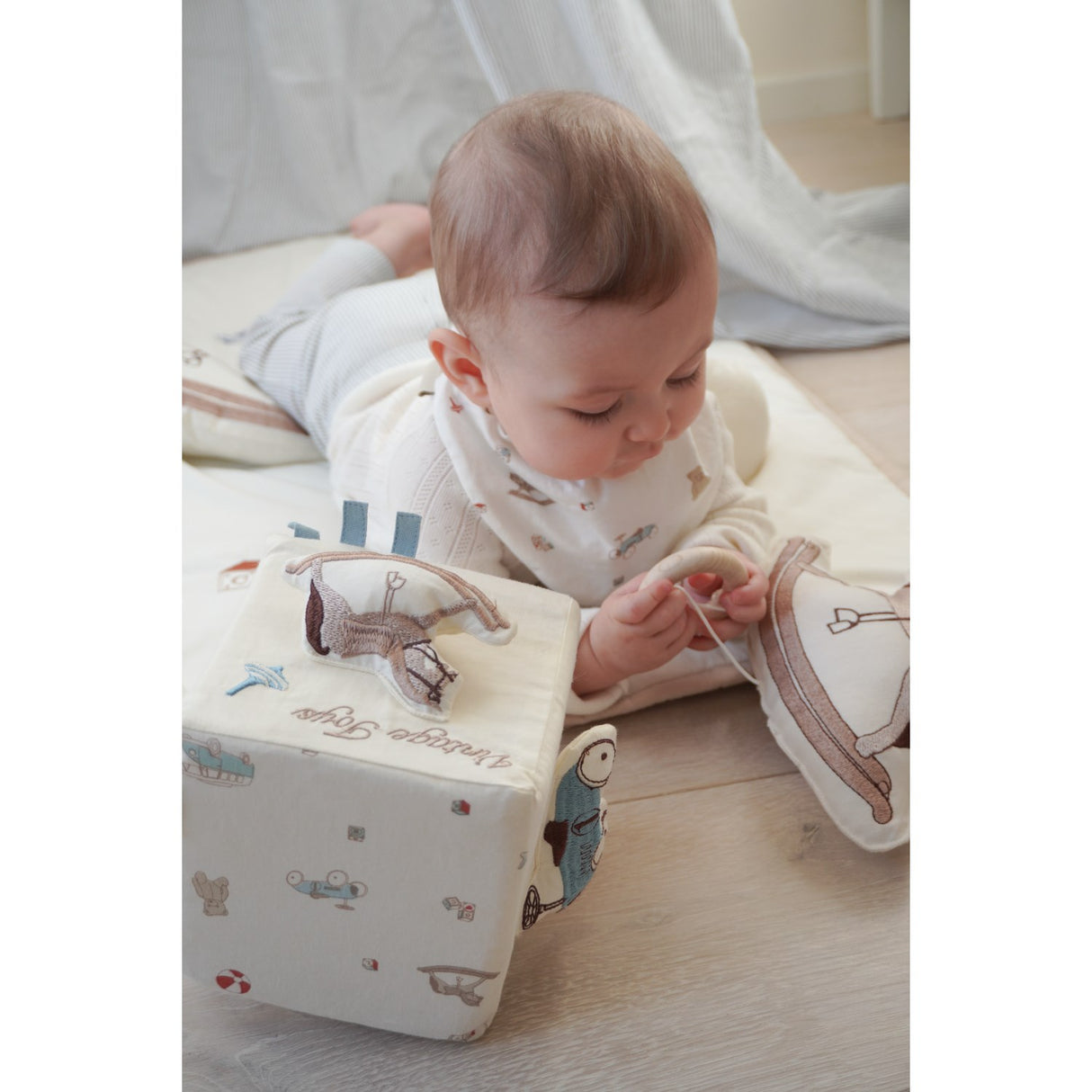 Cam Cam Copenhagen Vintage Toys Bandana Bib Jersey 2-Pack