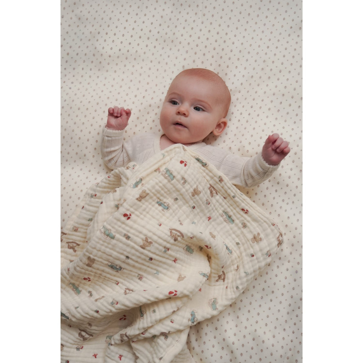 Cam Cam Copenhagen Vintage Toys Muslin Baby Blanket
