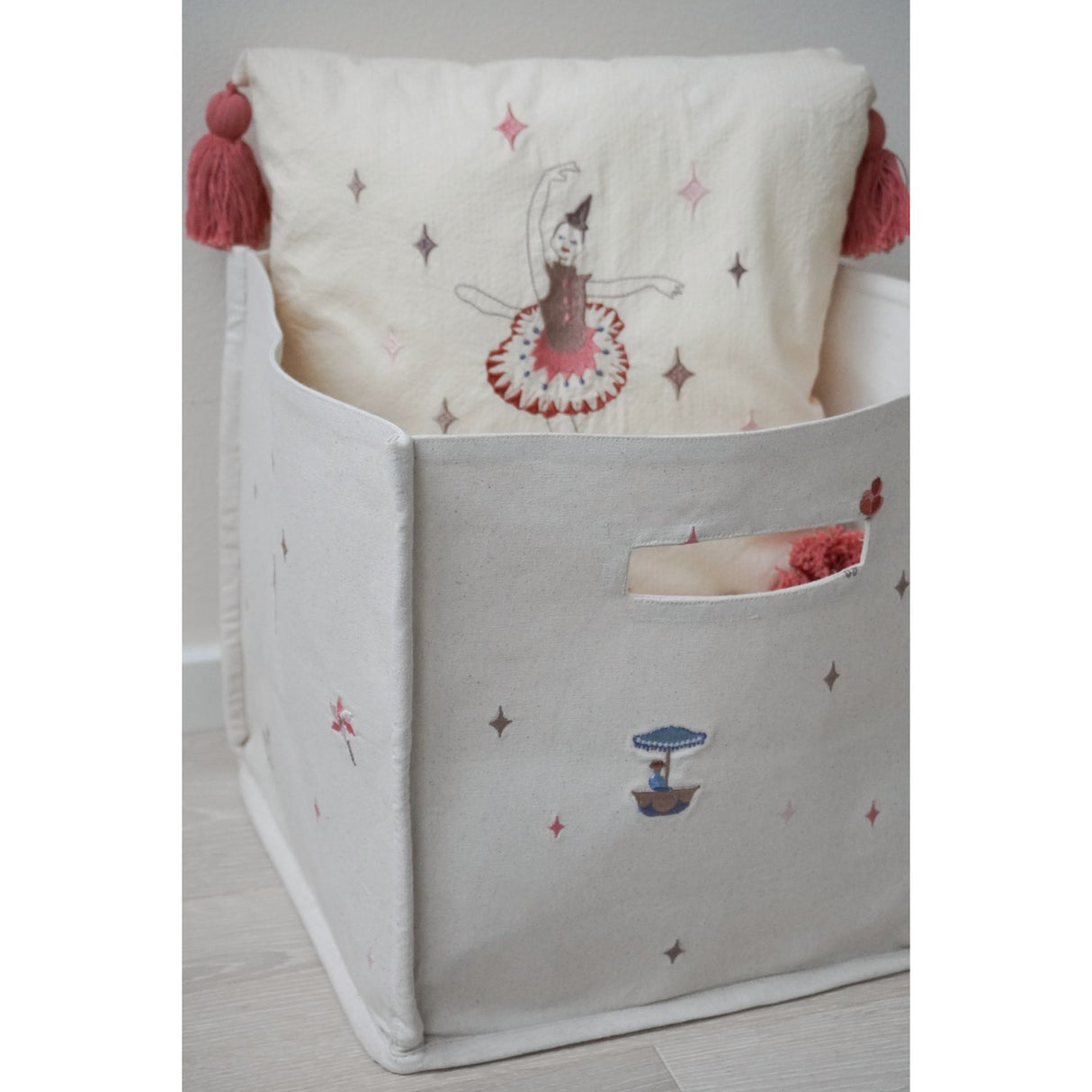 Cam Cam Copenhagen Carousel Canvas Storage Basket