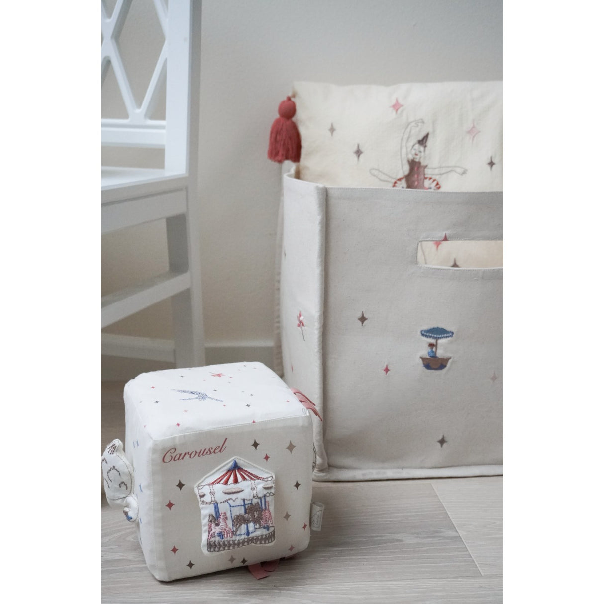 Cam Cam Copenhagen Carousel Canvas Storage Basket