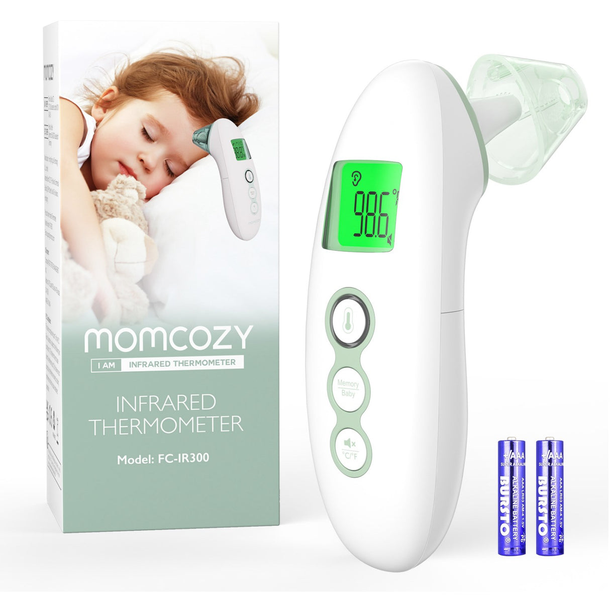 Momcozy Non-Contact Forehead And Ear Thermometer